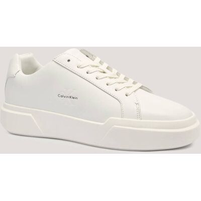Calvin Klein Skórzane sneakersy biały 46 Calvin Klein Skórzane sneakersy biały 46