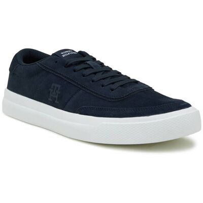 Tommy Hilfiger Sneakersy zamsz granatowy 42 Tommy Hilfiger Sneakersy zamsz granatowy 42