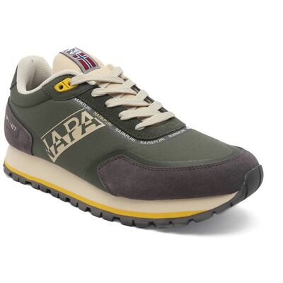 Napapijri Skórzane sneakersy LOTUS zielony 41 Napapijri Skórzane sneakersy LOTUS zielony 41