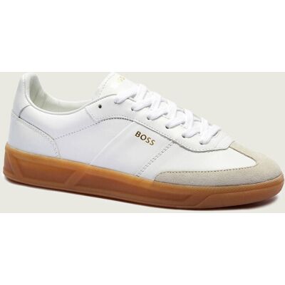Boss BLACK Skórzane sneakersy Brenta_Tenn_ltsd biały 39 Boss BLACK Skórzane sneakersy Brenta_Tenn_ltsd biały 39