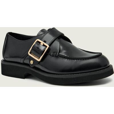 Boss BLACK Skórzane loafersy Eleri_Monk_BOBK czarny 37 Boss BLACK Skórzane loafersy Eleri_Monk_BOBK czarny 37