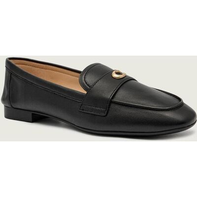 Coach Skórzane loafersy Sculpted C czarny 40 Coach Skórzane loafersy Sculpted C czarny 40