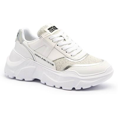 Versace Jeans Couture Sneakersy SPEEDTRACK DIS. 4 z dodatkiem skóry biały 41 Versace Jeans Couture Sneakersy SPEEDTRACK DIS. 4 z dodatkiem skóry biały 41