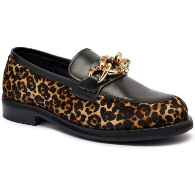 Marc Cain Skórzane loafersy brązowy 38 Marc Cain Skórzane loafersy brązowy 38
