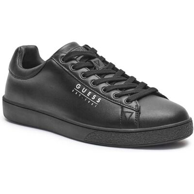 Guess Skórzane sneakersy NOLA czarny 42 Guess Skórzane sneakersy NOLA czarny 42
