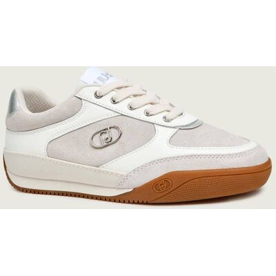 Liu Jo Sneakersy LEWIS 01 zamsz biały 36 Liu Jo Sneakersy LEWIS 01 zamsz biały 36