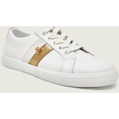 Polo Ralph Lauren LAUREN RALPH LAUREN Skórzane sneakersy JANSON II biały 38 Polo Ralph Lauren LAUREN RALPH LAUREN Skórzane sneakersy JANSON II biały 38