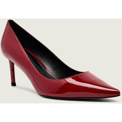 Boss BLACK Skórzane szpilki Gracey czerwony 38 Boss BLACK Skórzane szpilki Gracey czerwony 38