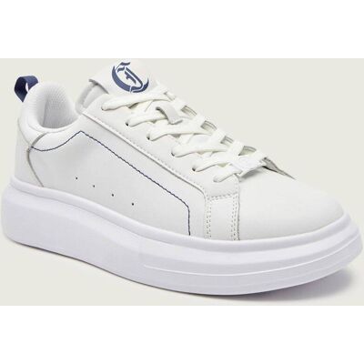 Just Cavalli Skórzane sneakersy FONDO URSA DIS. 3 biały 41 Just Cavalli Skórzane sneakersy FONDO URSA DIS. 3 biały 41