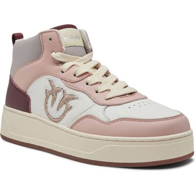 Pinko Skórzane sneakersy DETROIT biały 36 Pinko Skórzane sneakersy DETROIT biały 36