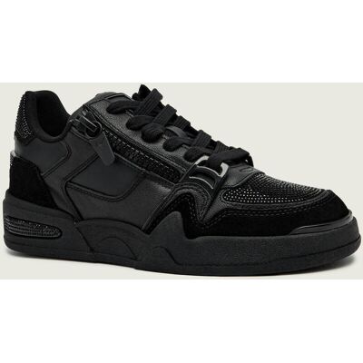 Giuseppe Zanotti Skórzane sneakersy TOMAIA czarny 44 Giuseppe Zanotti Skórzane sneakersy TOMAIA czarny 44