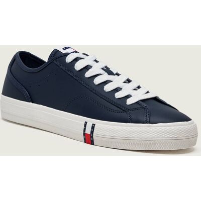 Tommy Jeans Skórzane sneakersy ARCHIVE VULC. Y2K granatowy 42 Tommy Jeans Skórzane sneakersy ARCHIVE VULC. Y2K granatowy 42