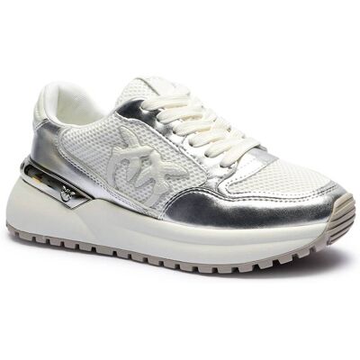 Pinko Sport Ss0055 E021 Srebrne Sneakers - Sneakers Pinko Sport Ss0055 E021 Srebrne Sneakers - Sneakers
