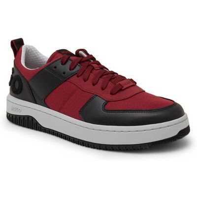 HUGO Skórzane sneakersy Kilian Tenn bordowy 40 HUGO Skórzane sneakersy Kilian Tenn bordowy 40