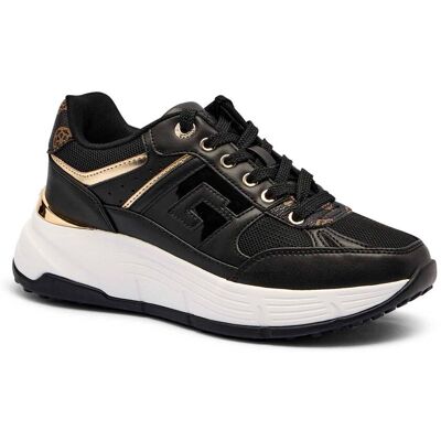 Guess Sneakersy FONZI czarny 39 Guess Sneakersy FONZI czarny 39
