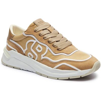 Boss BLACK Sneakersy Skylar_Runn_mxembBB zamsz beżowy 39 Boss BLACK Sneakersy Skylar_Runn_mxembBB zamsz beżowy 39