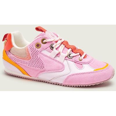 Kurt Geiger Sneakersy KURT SLIM RUNNER zamsz różowy 40 Kurt Geiger Sneakersy KURT SLIM RUNNER zamsz różowy 40
