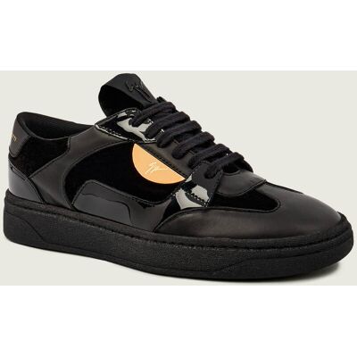 Giuseppe Zanotti Skórzane sneakersy KAREM czarny 40 Giuseppe Zanotti Skórzane sneakersy KAREM czarny 40