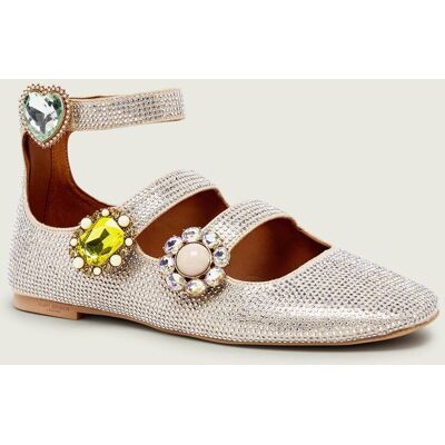 Kurt Geiger Baleriny 225-ORNATE GLADIATOR srebrny 37 Kurt Geiger Baleriny 225-ORNATE GLADIATOR srebrny 37