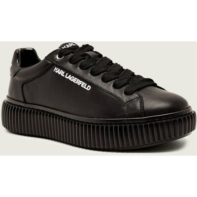 Karl Lagerfeld Skórzane sneakersy KAPRIKA czarny 42 Karl Lagerfeld Skórzane sneakersy KAPRIKA czarny 42