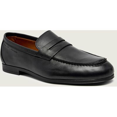 Tommy Hilfiger Skórzane loafersy czarny 43 Tommy Hilfiger Skórzane loafersy czarny 43