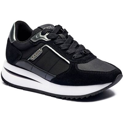Guess Sneakersy ENERGY zamsz czarny 39 Guess Sneakersy ENERGY zamsz czarny 39