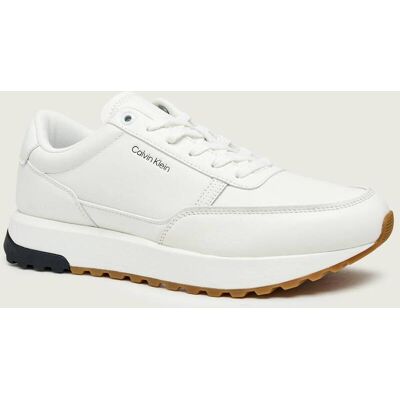 Calvin Klein Skórzane sneakersy CITY RUNNER biały 44 Calvin Klein Skórzane sneakersy CITY RUNNER biały 44
