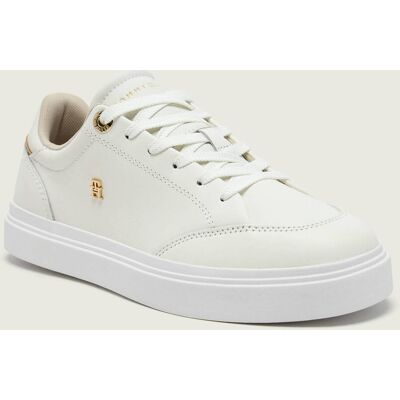 Tommy Hilfiger Skórzane sneakersy TH CHIC biały 39 Tommy Hilfiger Skórzane sneakersy TH CHIC biały 39