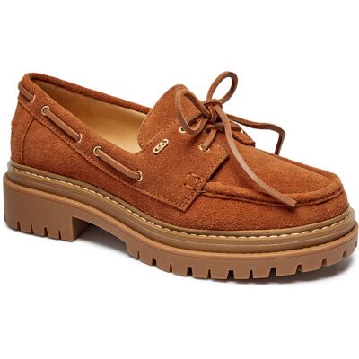 Michael Kors Loafersy CAMERON zamsz brązowy 39 Michael Kors Loafersy CAMERON zamsz brązowy 39