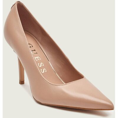 Guess Skórzane szpilki PRINDY nude 41 Guess Skórzane szpilki PRINDY nude 41