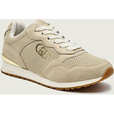 Liu Jo Sneakersy MAXI WONDER LOW 02 BIS zamsz beżowy 39 Liu Jo Sneakersy MAXI WONDER LOW 02 BIS zamsz beżowy 39