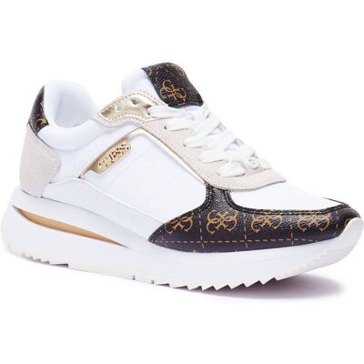 Guess Sneakersy ENERGY3 zamsz biały 41 Guess Sneakersy ENERGY3 zamsz biały 41