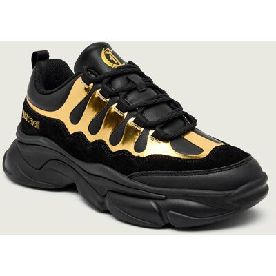 Just Cavalli Sneakersy FONDO BILLOW DIS 27 zamsz czarny 42 Just Cavalli Sneakersy FONDO BILLOW DIS 27 zamsz czarny 42
