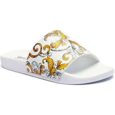 Versace Jeans Couture Klapki biały 40 Versace Jeans Couture Klapki biały 40