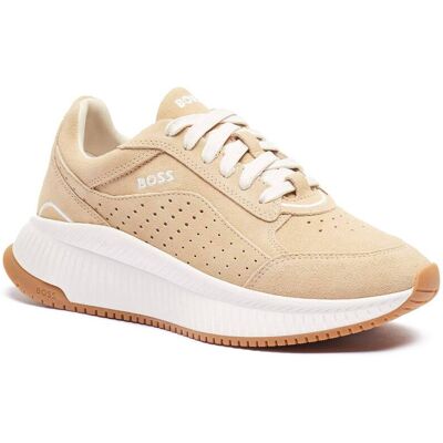 Boss BLACK Sneakersy TTNMEVO_Runn_sd zamsz beżowy 36 Boss BLACK Sneakersy TTNMEVO_Runn_sd zamsz beżowy 36