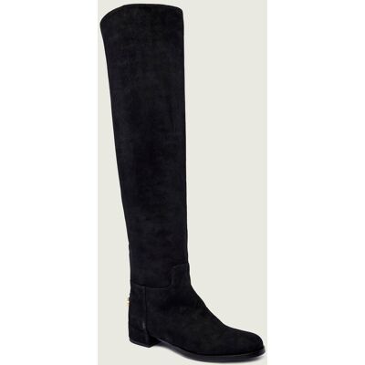 Dolce & Gabbana Oficerki zamsz czarny 38 Dolce & Gabbana Oficerki zamsz czarny 38