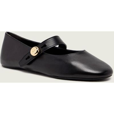 TORY BURCH Skórzane baleriny Romy Mary Jane czarny 39 TORY BURCH Skórzane baleriny Romy Mary Jane czarny 39