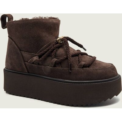 INUIKII Śniegowce Classic Low Platform zamsz kasztanowy 36 INUIKII Śniegowce Classic Low Platform zamsz kasztanowy 36