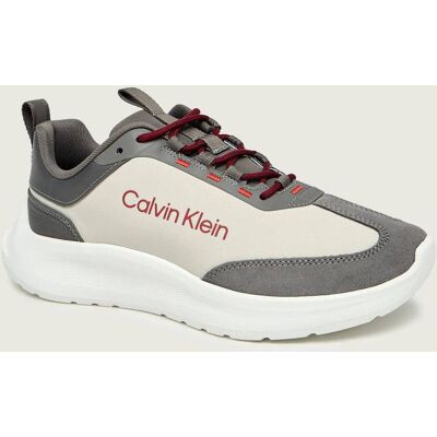 Calvin Klein Sneakersy zamsz szary 44 Calvin Klein Sneakersy zamsz szary 44