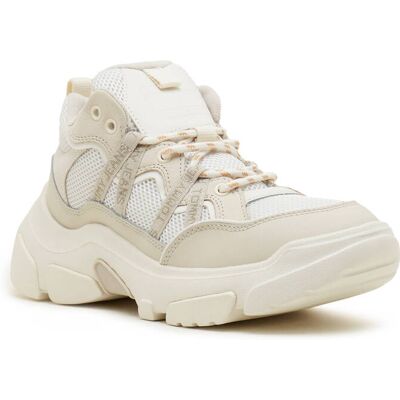 Tommy Jeans Sneakersy z dodatkiem skóry beżowy 39 Tommy Jeans Sneakersy z dodatkiem skóry beżowy 39