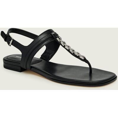 Michael Kors Skórzane sandały Marcia czarny 38,5 Michael Kors Skórzane sandały Marcia czarny 38,5