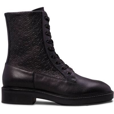 Calvin Klein Skórzane botki czarny 38 Calvin Klein Skórzane botki czarny 38