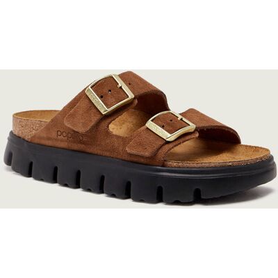 Birkenstock Klapki Arizona Chunky Birkenstock x Papillio narrow fit zamsz brązowy 38 Birkenstock Klapki Arizona Chunky Birkenstock x Papillio narrow fit zamsz brązowy 38