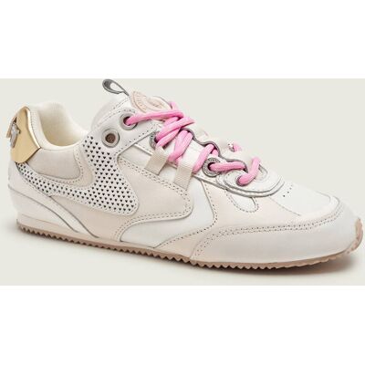 Kurt Geiger Skórzane sneakersy KURT ecru 38 Kurt Geiger Skórzane sneakersy KURT ecru 38