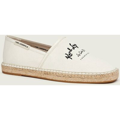 Karl Lagerfeld Espadryle KAMINO biały 43 Karl Lagerfeld Espadryle KAMINO biały 43