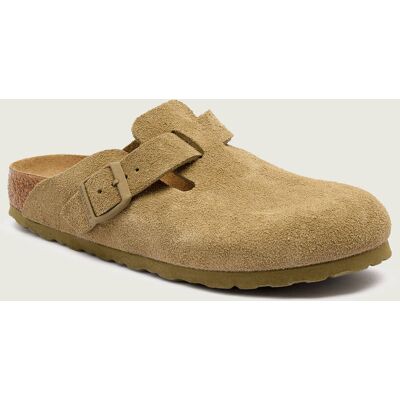 Birkenstock Mule Boston narrow fit zamsz khaki 40 Birkenstock Mule Boston narrow fit zamsz khaki 40