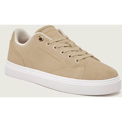Tommy Hilfiger Sneakersy zamsz beżowy 37 Tommy Hilfiger Sneakersy zamsz beżowy 37