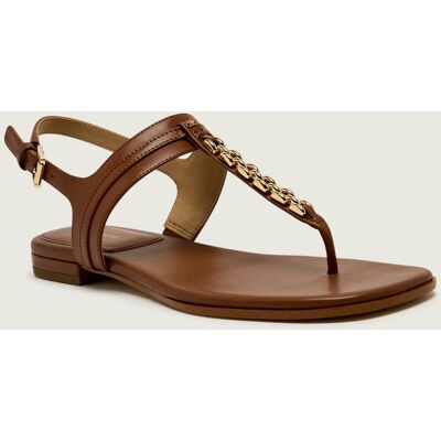 Michael Kors Skórzane sandały Marcia brązowy 38,5 Michael Kors Skórzane sandały Marcia brązowy 38,5