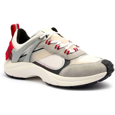HUGO Sneakersy GO2_merp z dodatkiem skóry szary 40 HUGO Sneakersy GO2_merp z dodatkiem skóry szary 40