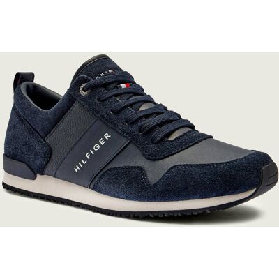 Tommy Hilfiger Sneakersy Iconic zamsz granatowy 43 Tommy Hilfiger Sneakersy Iconic zamsz granatowy 43